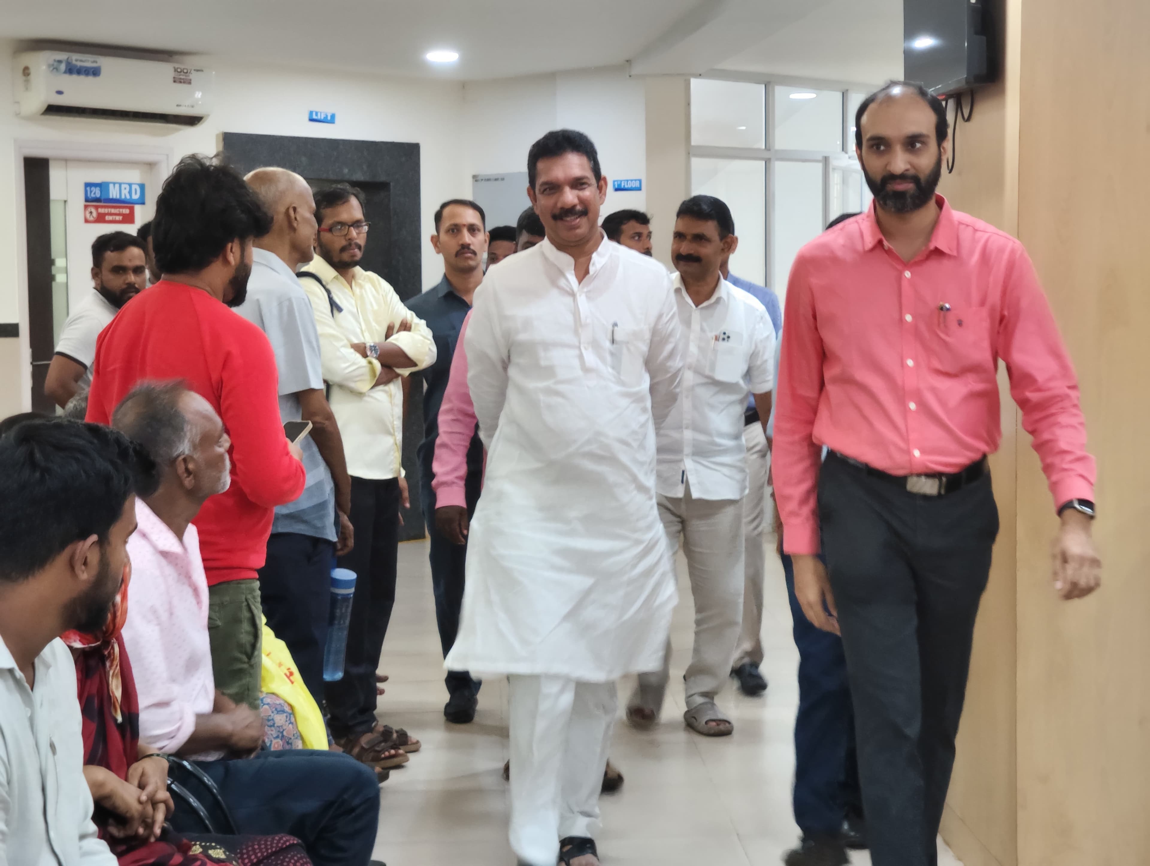 A SPECIAL VISIT: MR. NALIN KUMAR KATEEL AT MANGALORE INSTITUTE OF ONCOLOGY