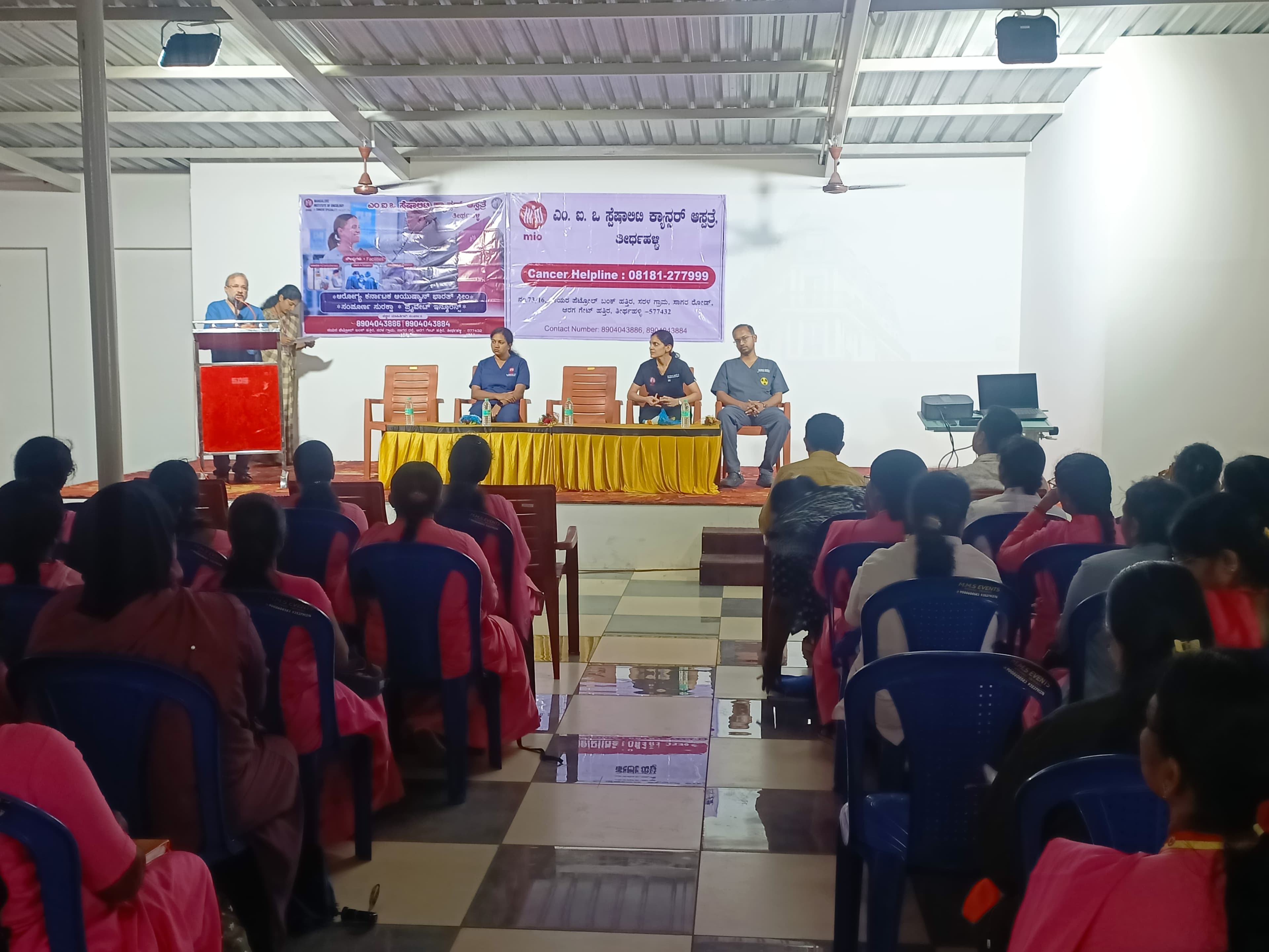 Asha workers cancer awareness program