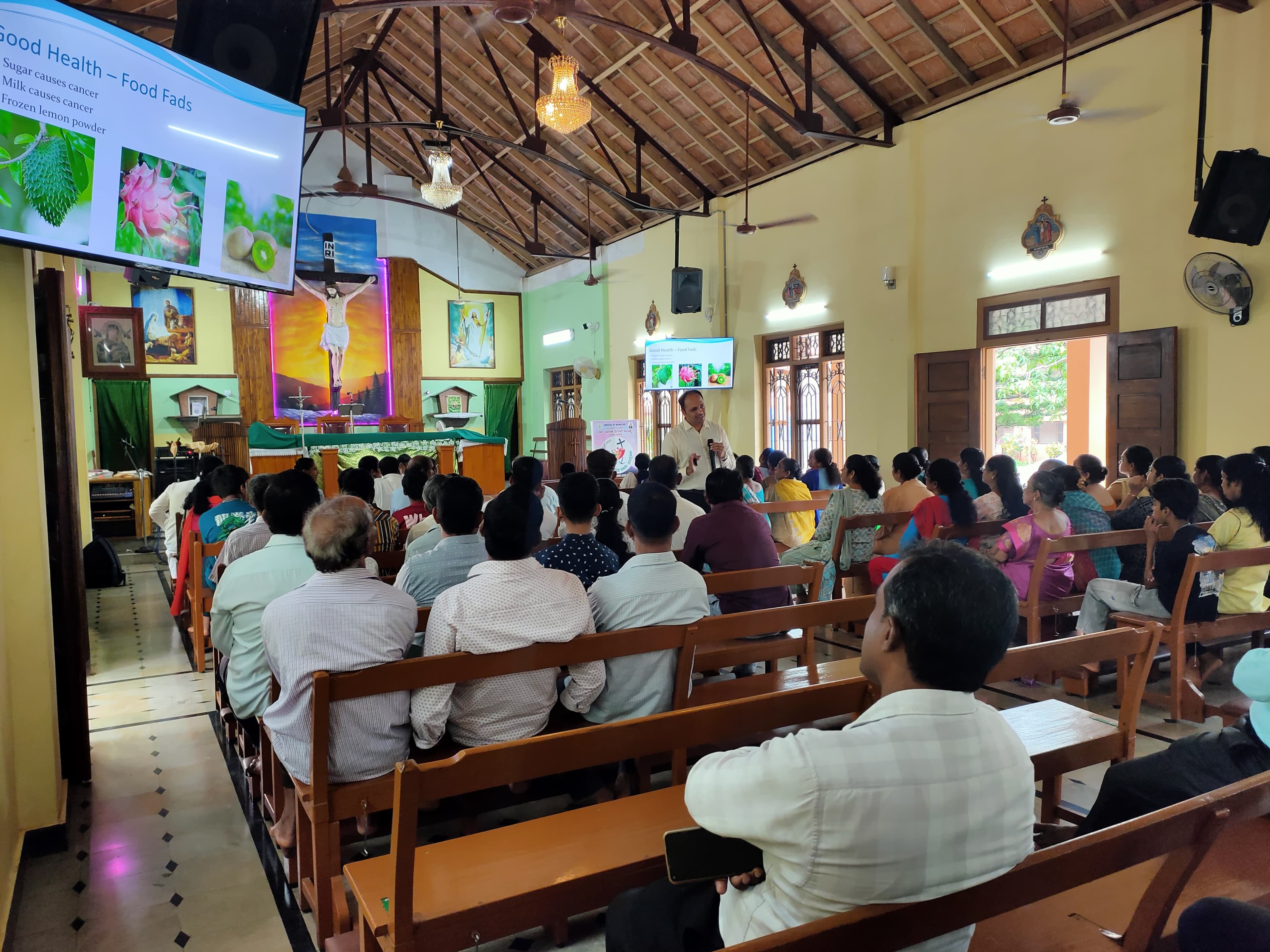 Cancer Awareness Talk at St. Monica Church, Kumble