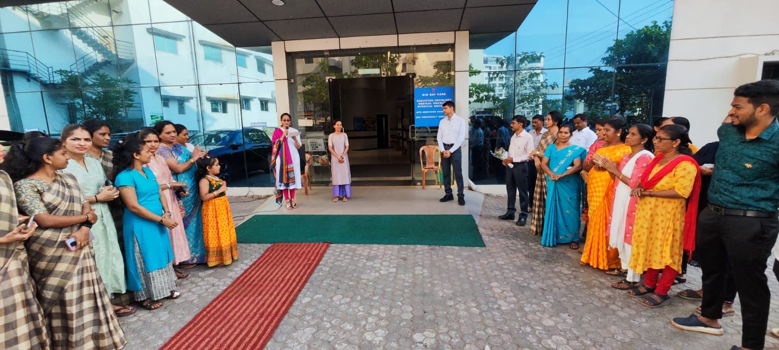 Celebrating the 75th Republic Day at Mangalore Institute of Oncology