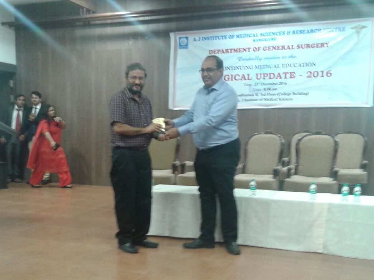 Guest Lecture at Aj Institute of Medical Science