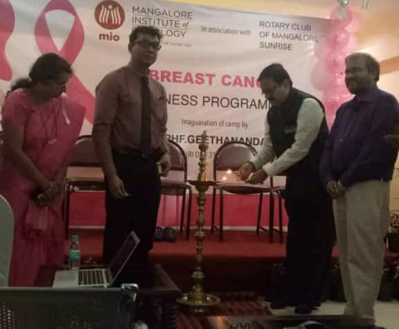 Mangalore Institute of Oncology conducts a Breast Cancer Screening Camp