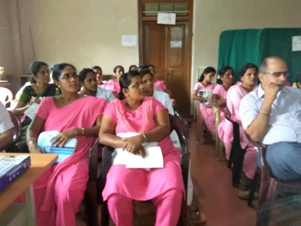 Mio Conducts Cancer Awareness Programme for Asha Workers of Bajpe Primary Health Center