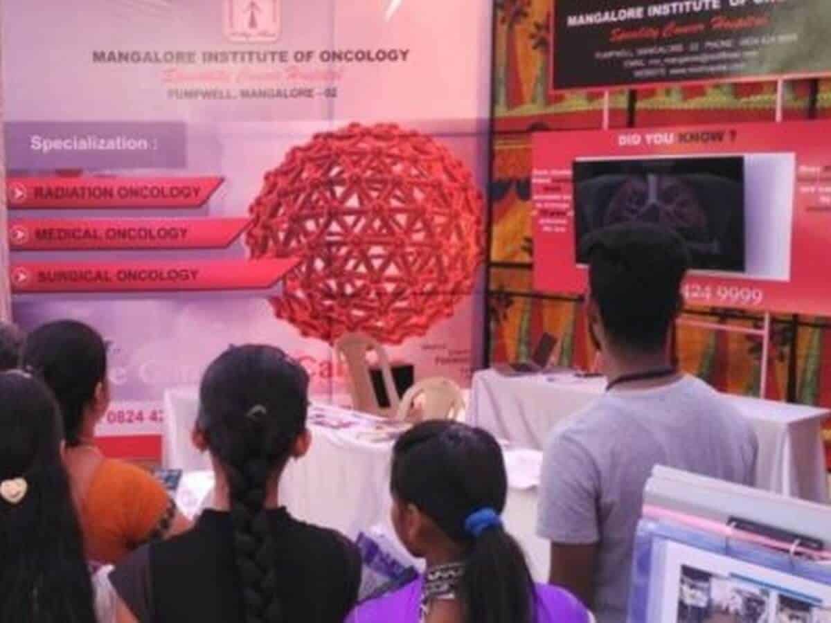 Mio Focusing on Cancer Awareness & Education at Medivision-2017 (Arogya Utsav), Honavar