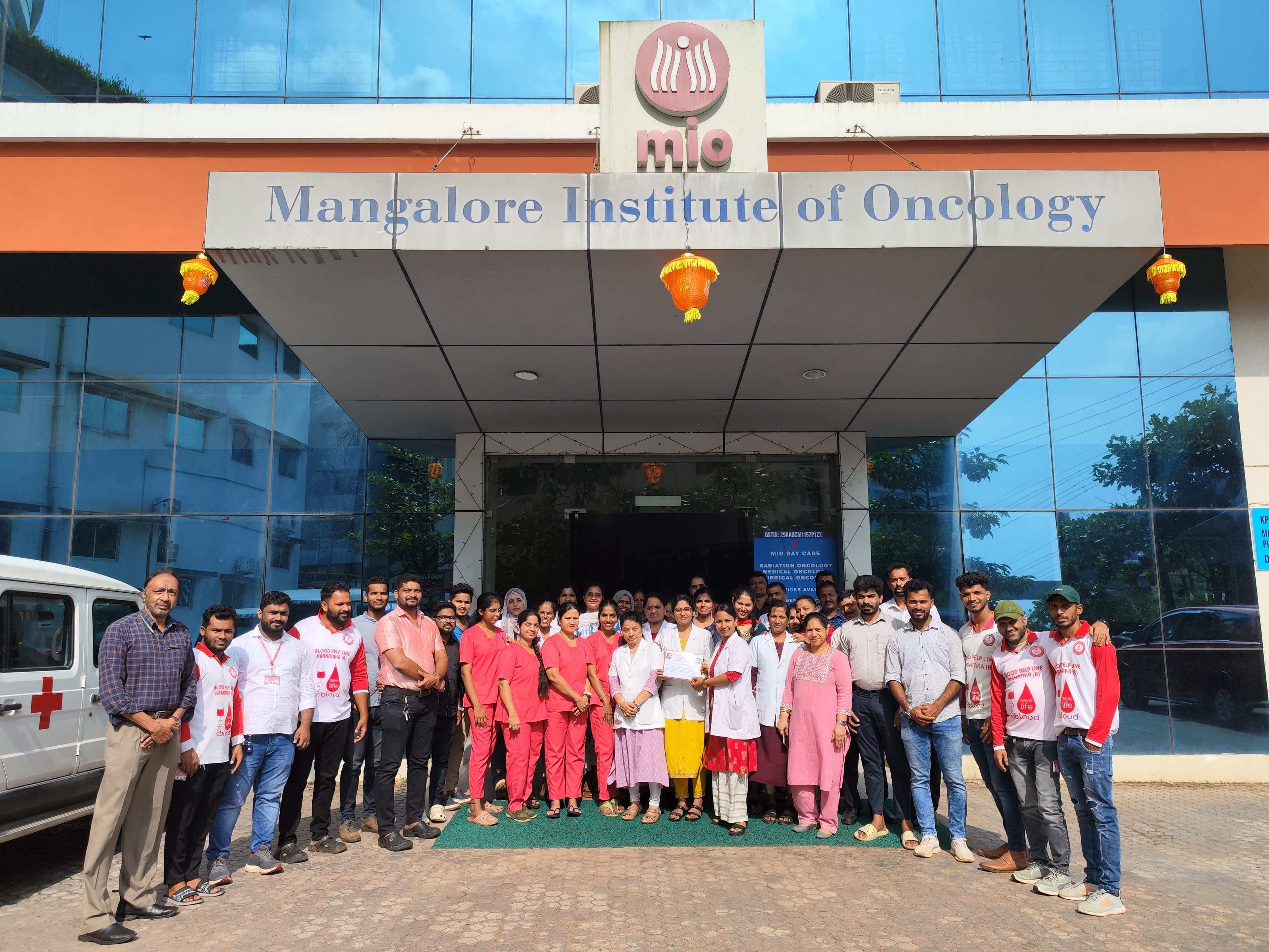 MIO SPECIALITY CANCER HOSPITAL HOSTS BLOOD DONATION CAMP IN MANGALORE IN COLLABORATION WITH RED CROSS