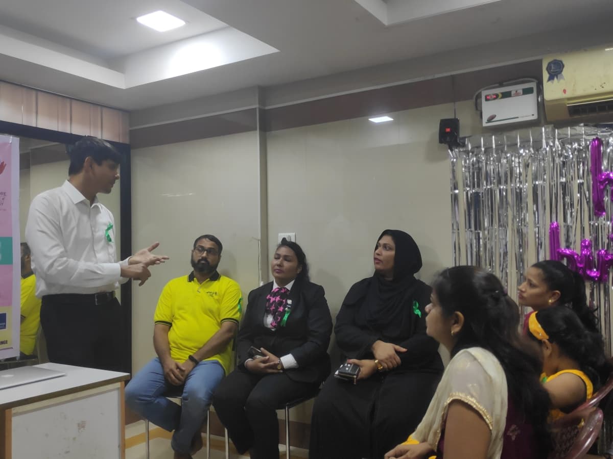 Talk on ovarian cancer awareness, Ballalbagh