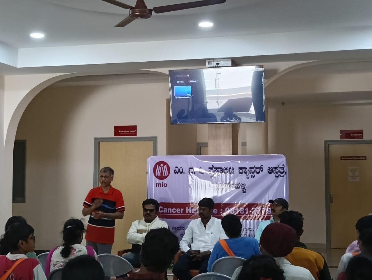 Trek to Kavaledurga and Cancer Awareness Session for Shimoga Press Distributors