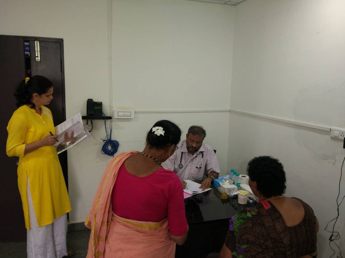 Visit to Outreach centre