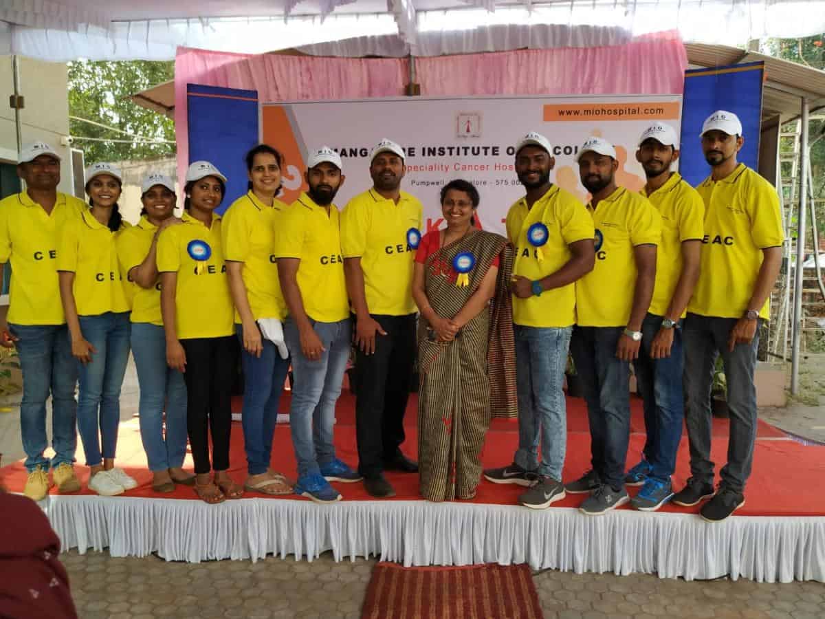 Walkathon by Mangalore Institute of Oncology to commemorate World Cancer Day 2019